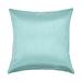 Aiking Home Solid Faux Silk Euro Sham / Pillow Cover 26 by 26 - Aqua