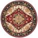 SAFAVIEH Classic Tatyanna Floral Bordered Wool Area Rug Multi/Red 3 6 x 3 6 Round