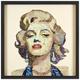 Empire Art Direct Homage to Marilyn Dimensional Collage Framed Graphic Art Under Glass Wall Art 25 x 25 x 1.4 Ready to Hang