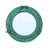 Handcrafted Decor Brass Deluxe Class Titanic Shipwrecked Decorative Ship Porthole Mirror 12 in.