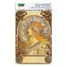 Zodiac Alphonse Mucha Art Nouveau Home Business Office Sign - Window Sticker - 4 x 6 (10.2cm x 15.2cm)