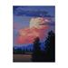 Trademark Fine Art Evening Clouds Canvas Art by Ron Parker