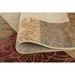 Alise Rugs Rhythm Modern & Contemporary Floral Indoor Area Rug 7 10 Round 8 Round Indoor Living Room Bedroom Dining Room Round