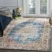 SAFAVIEH Bristol Erica Traditional Polyester Area Rug Blue/Ivory 6 x 9