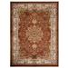 Nevita Collection Isfahan Persian Traditional Medallion Design Area Rug Rugs (Brown 5 3 x 7 1 )