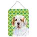 Carolines Treasures SS4431DS1216 Clumber Spaniel St. Patricks Day Shamrock Portrait Wall or Door Hanging Prints 12x16