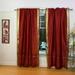 Lined-Rust Rod Pocket Sheer Sari Curtain / Drape / Panel - 60W x 84L - Piece