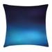 Navy Throw Pillow Cushion Cover Ombre Style Deep Sea Ocean Underwater Themed Digital Colored Graphic Design Art Print Decorative Square Accent Pillow Case 20 X 20 Inches Dark Blue by Ambesonne