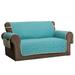 Innovative Textile Solutions 1-Piece 5 Star Solid Loveseat Furniture Cover Slipcover Blue/Ivory