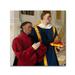 Trademark Fine Art Etienne Chevalier With St Stephen Canvas Art by Jean Fouquet