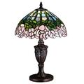 30343 Meyda 18 High Tiffany Cabbage Rose Accent Lamp