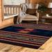 United Weavers Brunswick Tamara Southwestern Accent Rug Navy 1 10 x 3