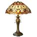 Design Toscano Flowing Buds Tiffany-Style Stained Glass Table Lamp
