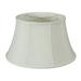 Royal Designs Shallow Drum Bell Billiotte Wall Lamp Shade - White - 8 x 12.5 x 7.6 - BS-711-12WH