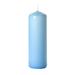 1 Pc 3x9 Light Blue Pillar Candles Unscented 3 in. diameterx9 in. tall
