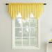 No. 918 Jillian Crushed Voile Ascot Beaded Sheer Valance 51 x24 Yellow