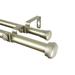 Home Decorative Rosen Double Curtain Rod 160-240 - Light Gold