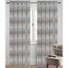 Urbanest Metro Jacquard Damask Semi-Sheer Rod Pocket Curtain Panels (Set of 2)