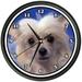 CHINESE CRESTED Wall Clock dog doggie pet breed gift