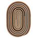 Colonial Mills Rhoddy Multicolor Oval Area Rug Teakwood 2 x 3 Oval 2 x 3 Accent Indoor Farmhouse Traditional Country