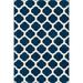 Well Woven Zoe Modern Trellis Rug Blue - 5 x 7 ft.