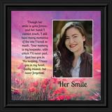 Sympathy Gifts for Loss of Mother Condolence Gift In Loving Memory Memorial Gifts for Loss of Wife Mom Grandma or Sister Bereavement Gifts to Remember Her Smile Memorial Picture Frame 6354B