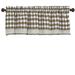 Woven Trends Farmhouse Curtains Kitchen Decor Buffalo Plaid Valance Classic Country Plaid Gingham Checkered Design Farmhouse Decor Window Curtain Treatments - 58 W x 14 L