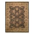 SAFAVIEH Classic Holly Floral Bordered Wool Runner Rug Black/Gold 2 3 x 12