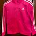 Adidas Shirts & Tops | Adidas Zip Up Sweater | Color: Pink | Size: 12/14