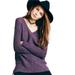 Free People Sweaters | Free People Soft V-Neck Alpaca Blend Sweater | Color: Purple | Size: S