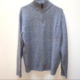 J. Crew Sweaters | J Crew Grey 100% Lambs Wool Sweater Sz L | Color: Gray | Size: L