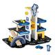 Klein Theo 3404 Michelin Parkhaus mit 3 Ebenen, Holz | Parkgarage inkl. 2 Autos u.v.m. | Kompatibel mit Holzfahrbahnen | Maße: 46 cm x 29 cm x 39 cm | Spielzeug für Kinder ab 3 Jahren