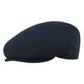 Sterkowski Derby Cap | Cashmere Flat Cap for Men | Flat Caps Mens Visor Cap Newsboy Cap for Men Winter Hats for Men Ivy Cap Driving Cap Warm Cap Peaked Cap Gatsby Cap Cashmere Cap 60 cm Dark Navy Blue