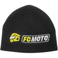 FC-Moto Logo-B Beanie, nero-giallo