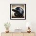 East Urban Home Baseball Helmet by Saint & Sailor Studios - Photographic Print Paper in Blue/Brown | 24 H x 24 W x 1 D in | Wayfair