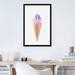 East Urban Home Pink Ice Cream by Sisi & Seb - Photograph Print Canvas/Metal in Blue/Brown/Pink | 40 H x 26 W x 1.5 D in | Wayfair