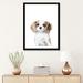 East Urban Home King Charles Cavalier Spaniel Puppy by Watercolor Luv - Painting Print Paper/Metal in Brown/White | 32 H x 24 W x 1 D in | Wayfair