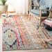 White 36 x 0.31 in Indoor Area Rug - Bungalow Rose Wooler Southwestern Blue/Orange Area Rug | 36 W x 0.31 D in | Wayfair