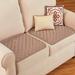 Red Barrel Studio® Quilted Waterproof Loveseat Slipcover, Polyester in Brown | 0.001 H x 19.5 W x 21.75 D in | Wayfair