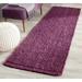 Indigo 30 x 0.49 in Area Rug - Ebern Designs Deedgra Geometric Tufted Wool Purple Area Rug Jute & Sisal | 30 W x 0.49 D in | Wayfair