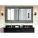 Trent Austin Design® Harrogate Modern & Contemporary Bathroom/Vanity Mirror Metal in White | 70.5 H x 40 W x 1.125 D in | Wayfair