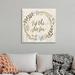 The Holiday Aisle® Rustic Christmas IV by Grace Popp - Textual Art Print on Canvas Canvas | 30 H x 30 W x 1.25 D in | Wayfair