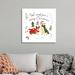 The Holiday Aisle® Holidogs I by Victoria Barnes - Textual Art Print on Canvas in Green | 30 H x 30 W x 1.25 D in | Wayfair