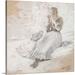 Vault W Artwork Girl w/ Shell at Ear, 1880 by Winslow Homer - Painting Print on Canvas Canvas | 48 H x 48 W x 1.25 D in | Wayfair