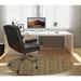 Corrigan Studio® Hildreth Low Pile Carpet Straight Round Chair Mat in Green | 0.08 H x 60 W x 60 D in | Wayfair 93F5E2C2B9E54561A92AAFDD1EEE6C5D