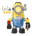 Fisher-Price Imaginext ​Mattel Fisher-Price GNY91 - Imaginext Minions MinionBot Spielset, Roboter mit Minion-Figuren und Angriffs-Action, Babyspielzeug, für Kinder ab 3 Jahren