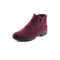 Avena Damen Stiefeletten Rot einfarbig