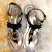 Kate Spade Shoes | Kate Spade Sandals Size 8m | Color: Black/Gold | Size: 8