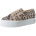 Superga Women's 2790-fantasy COTW Gymnastics Shoes, Beige Beige Jaguar A1s, 8 UK