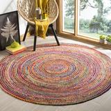 Green/Red 72 x 0.25 in Area Rug - Langley Street® Herzig Multicolor Area Rug Cotton/Jute & Sisal | 72 W x 0.25 D in | Wayfair WLDM6200 39095471